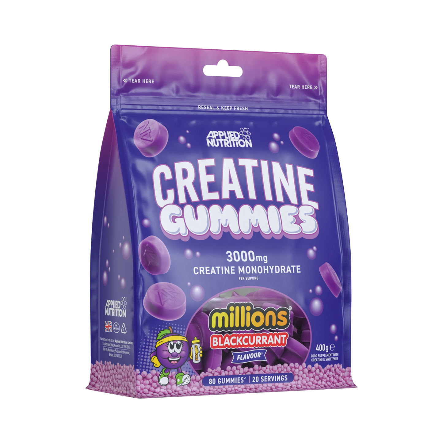 Creatine Gummies 3000mg 20 Servings