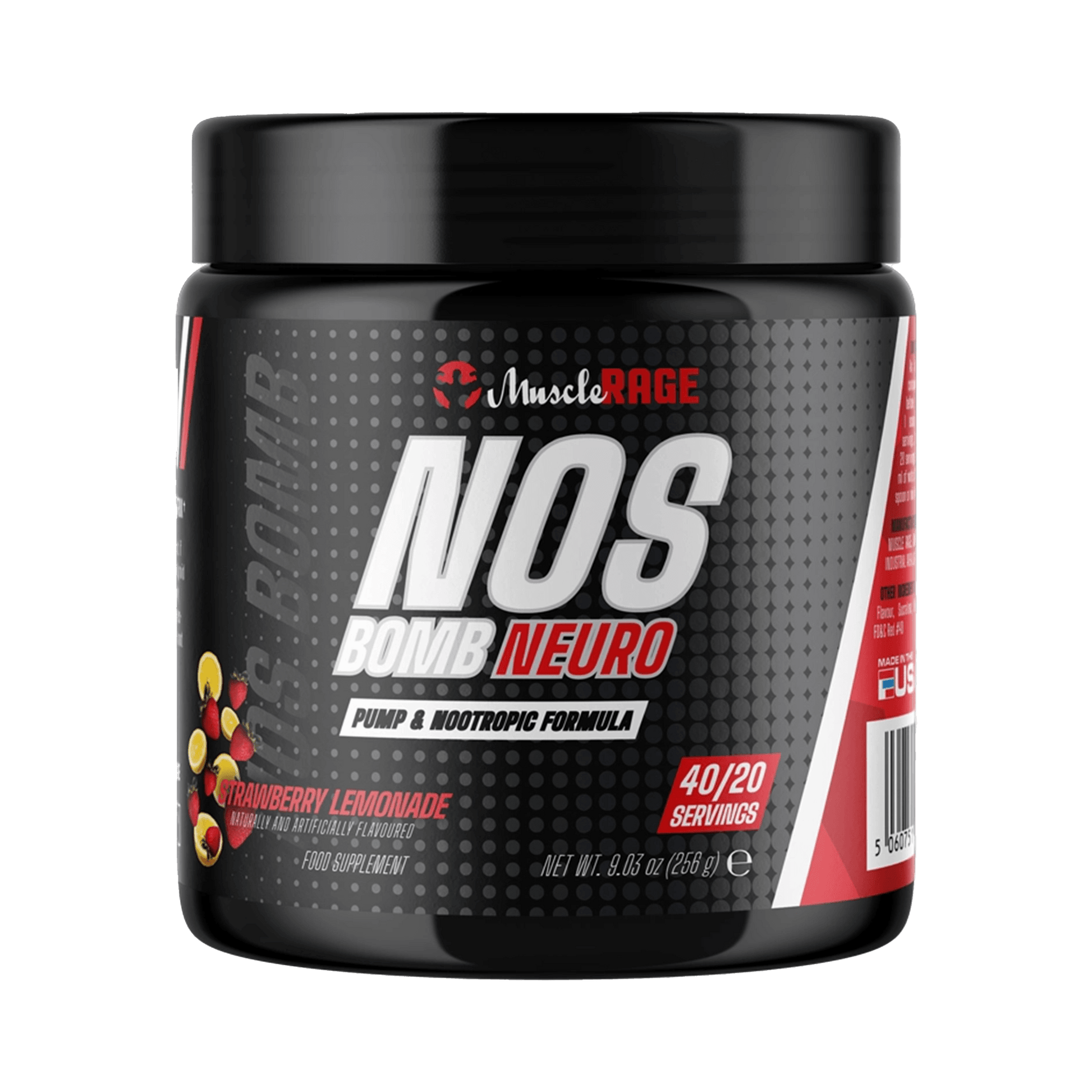 Muscle Rage Nos Bomb Neuro 40 Servings