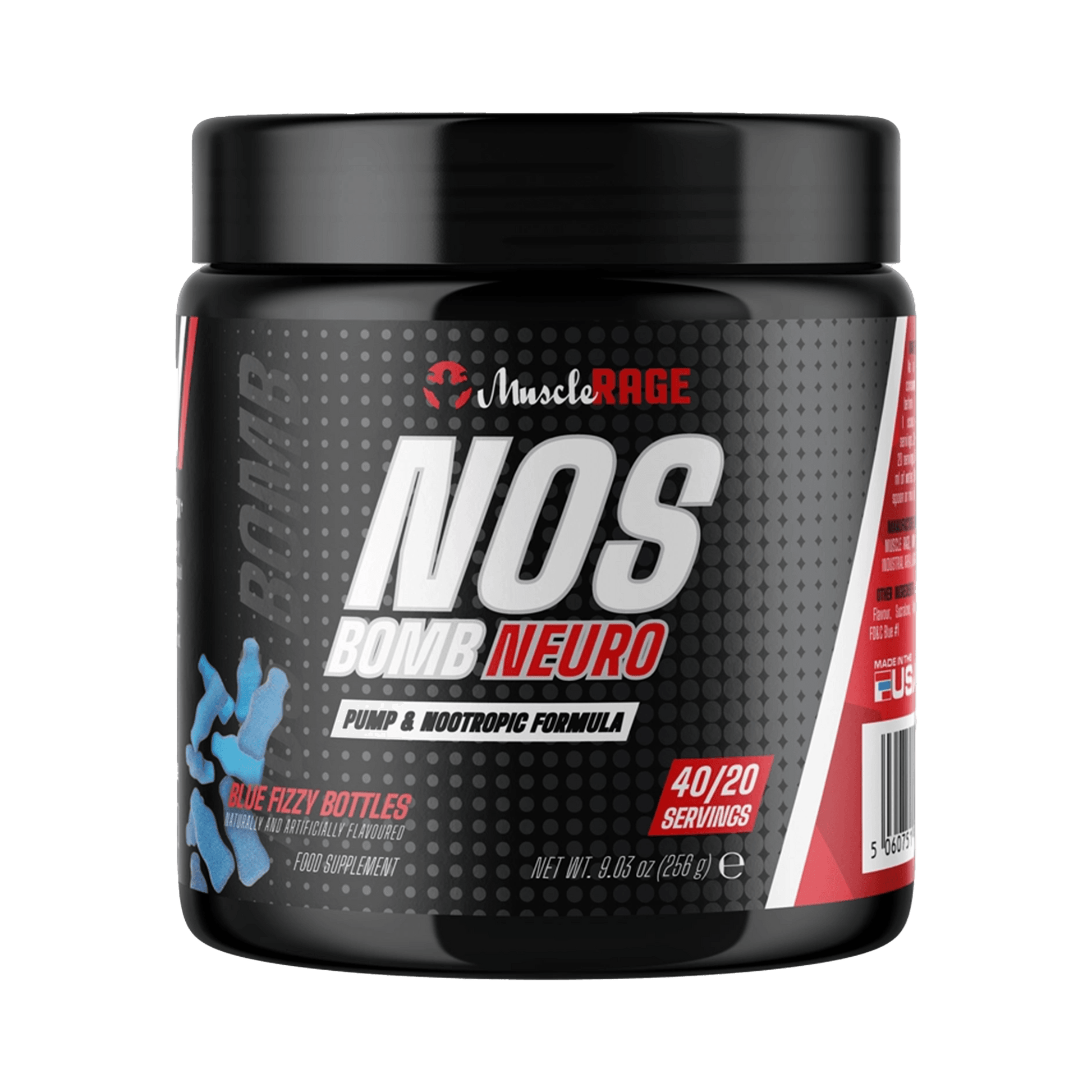Muscle Rage Nos Bomb Neuro 40 Servings