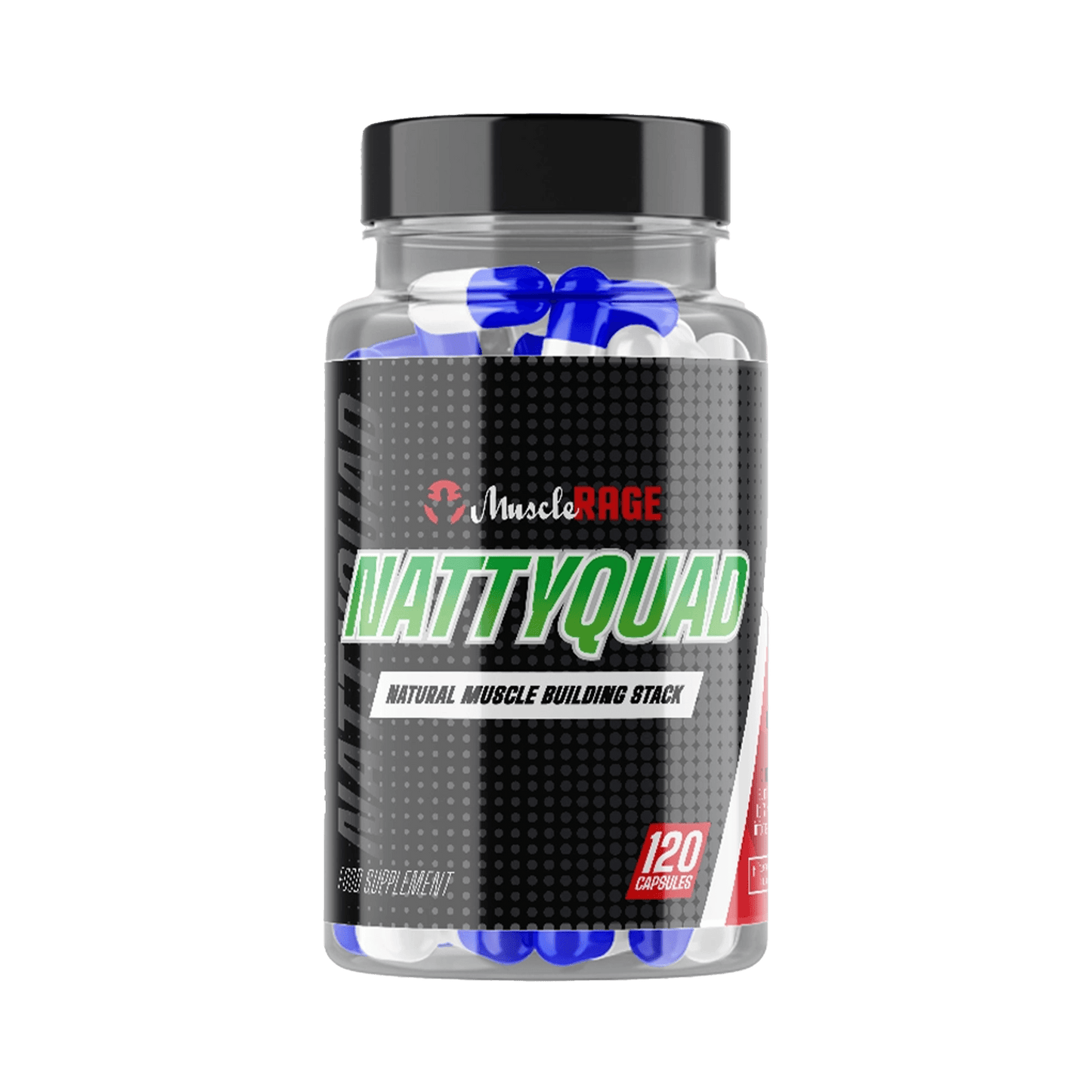 Muscle Rage Nattyquad 120 Cap