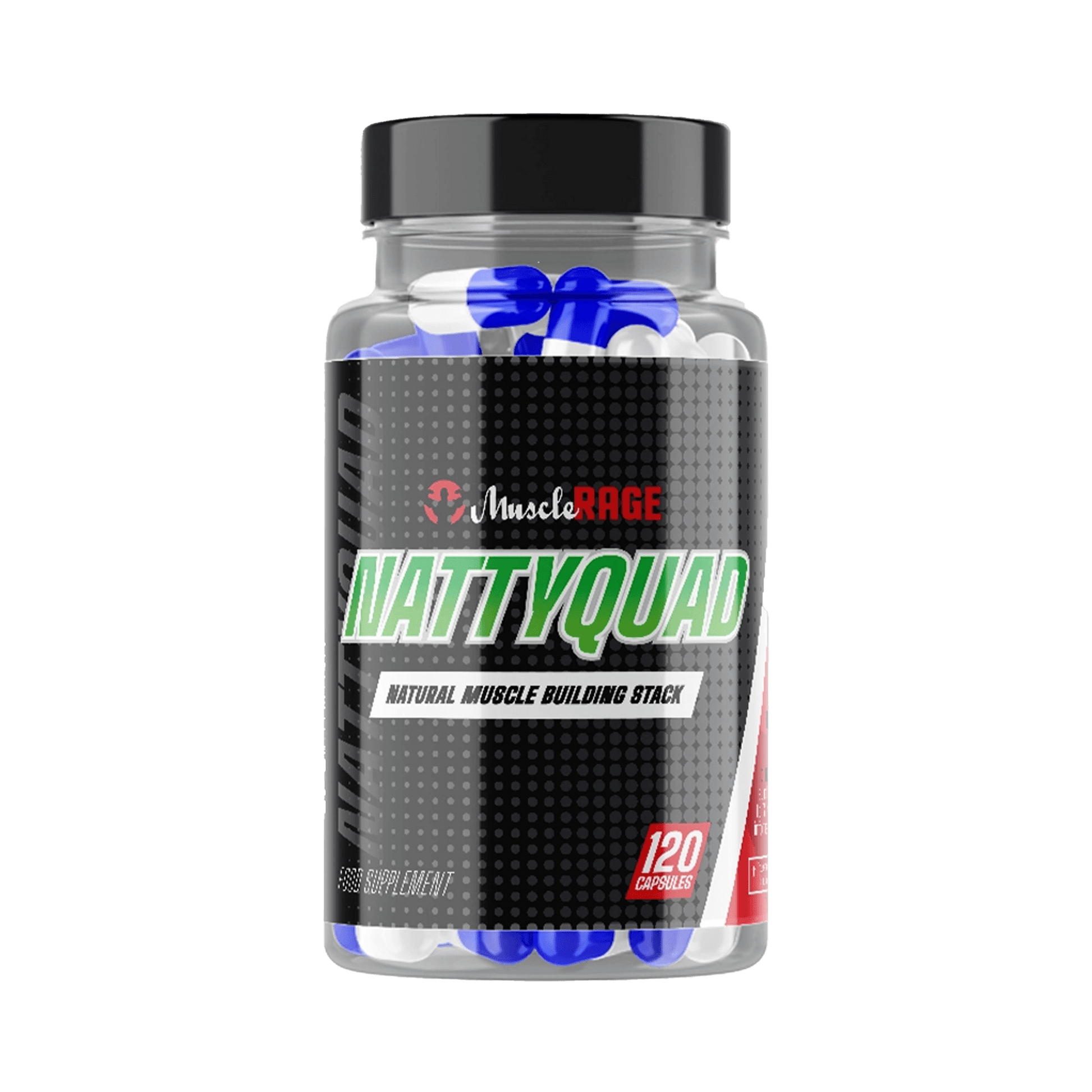Muscle Rage Nattyquad 120 Cap