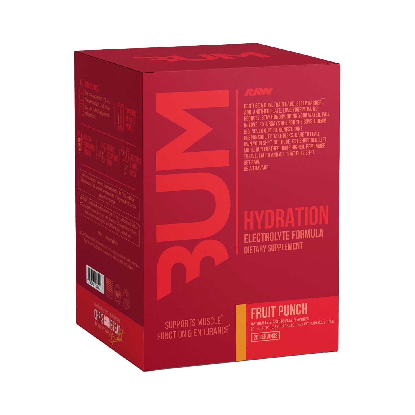CBUM Hydrate 20 Servings