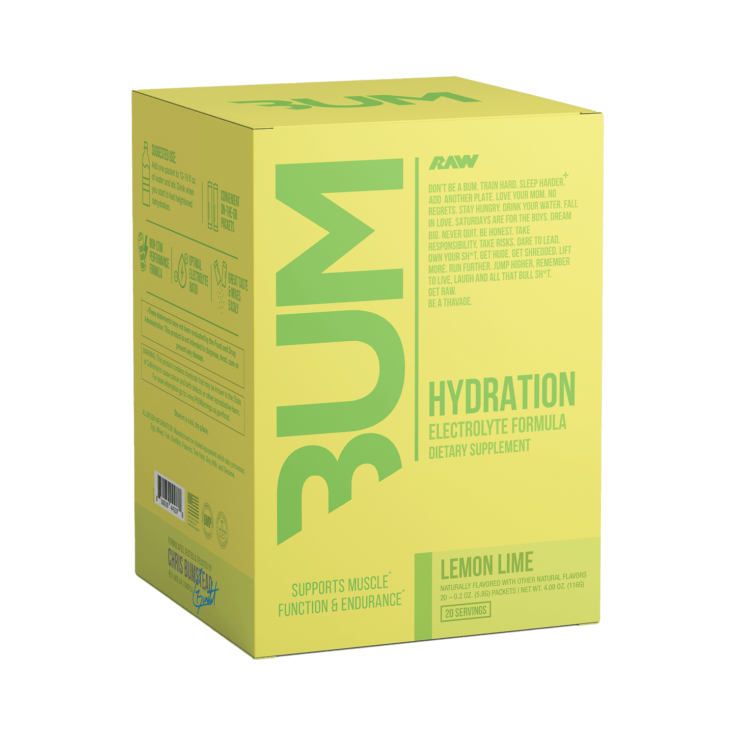 CBUM Hydrate 20 Servings