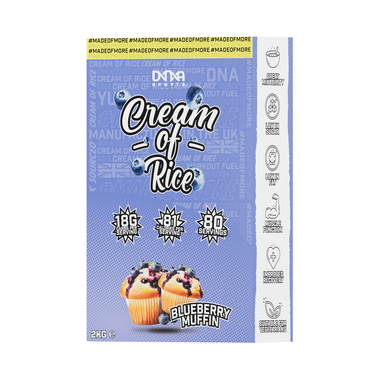 DNA Cream of Rice 80 Servings