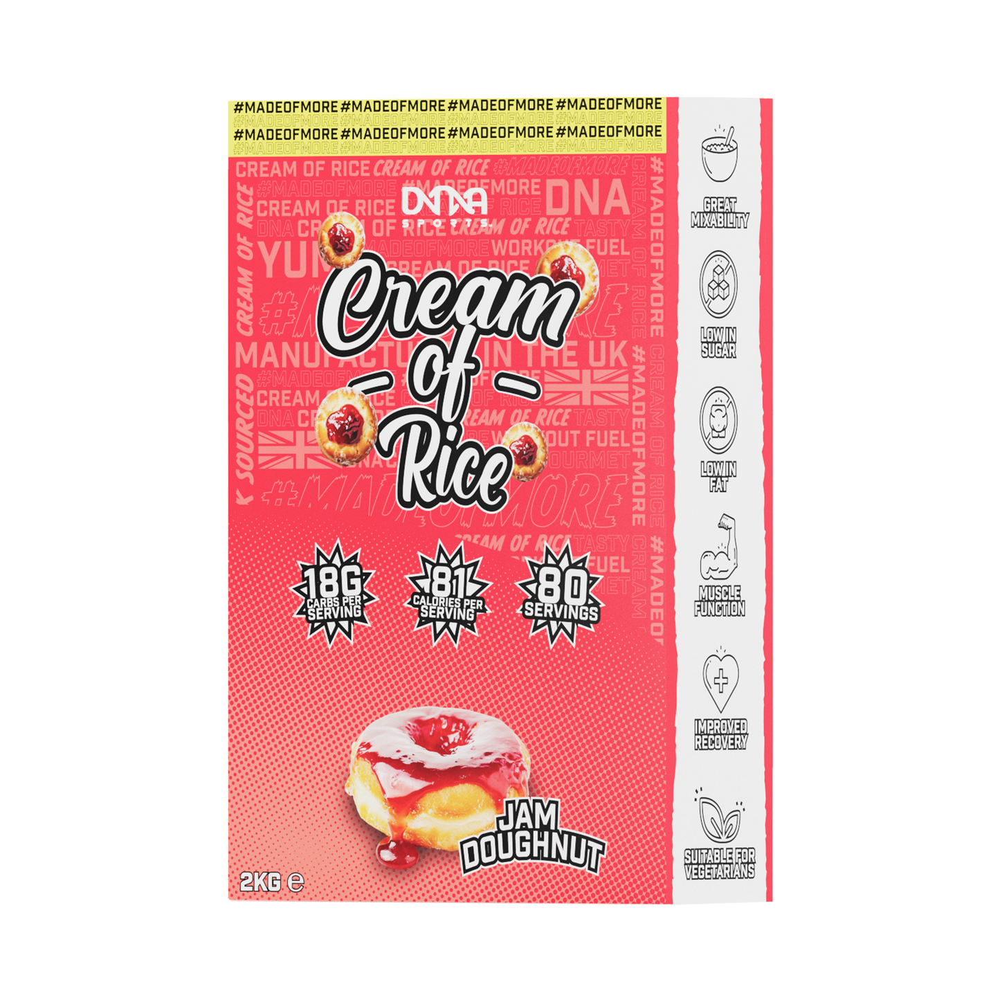 DNA Cream of Rice 80 Servings